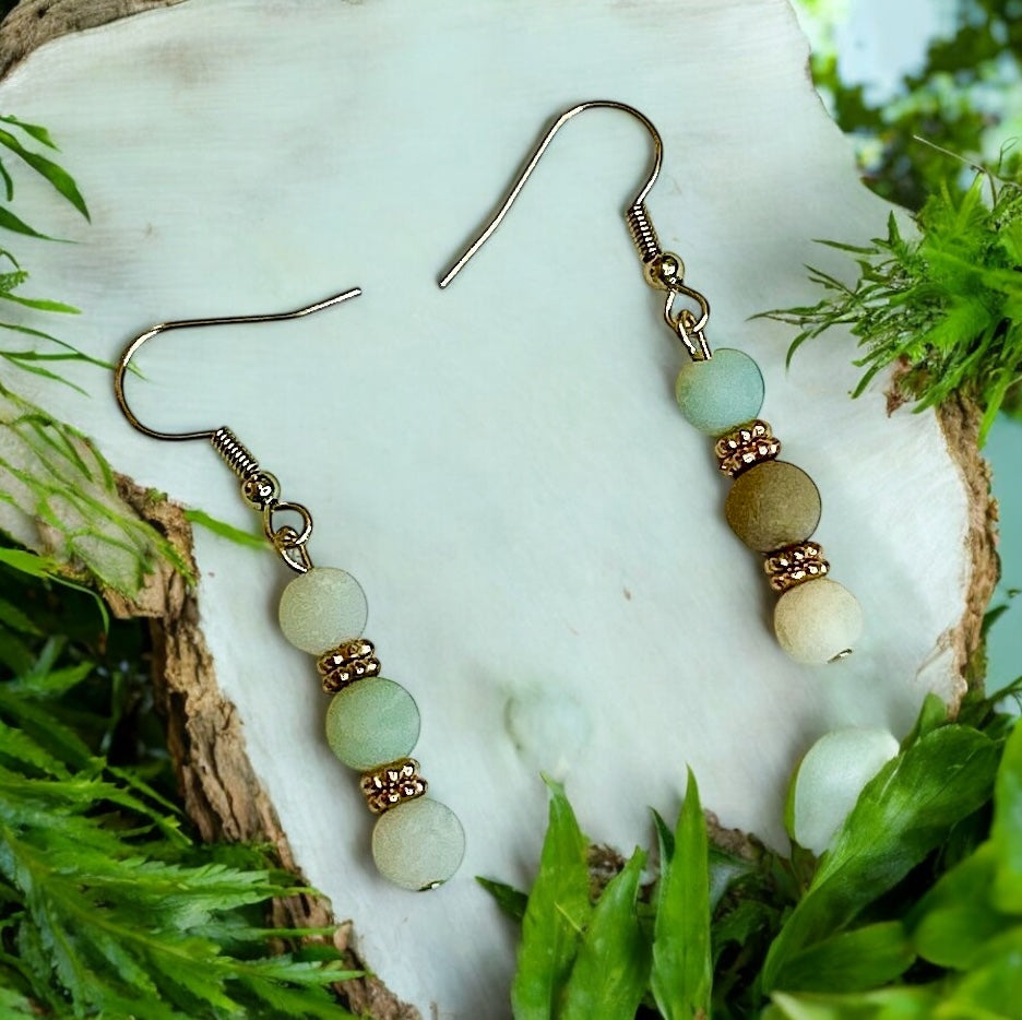 Earthstone Harmony Earrings #117 image 0