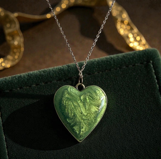 Secret Garden Heart Necklace image 1