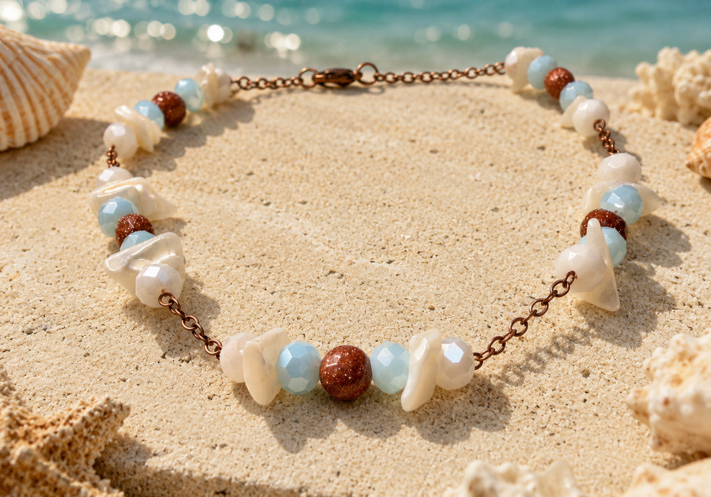 Beachcomber’s Treasure Anklet