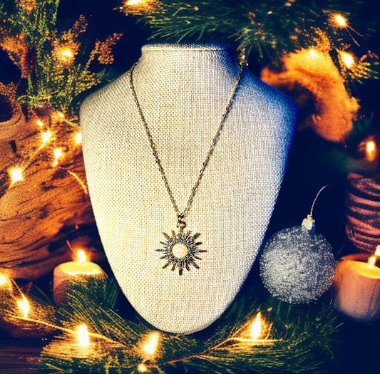 Golden Sunburst Necklace image 1