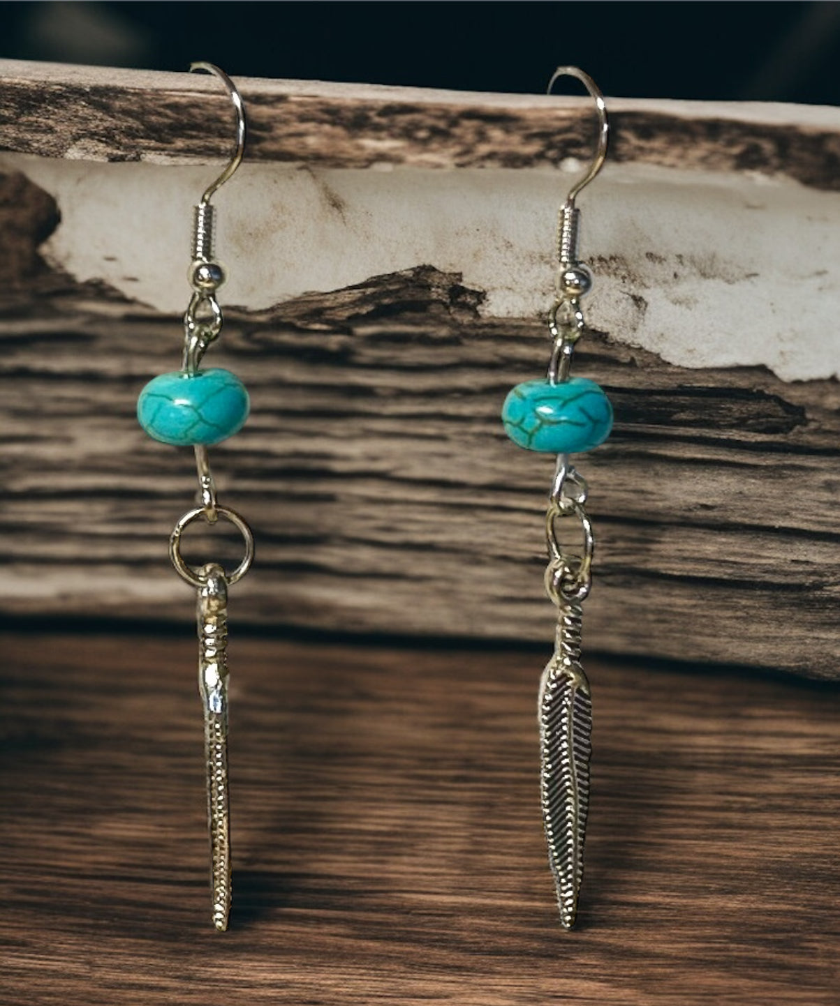 Desert Feather Earrings…#255 image 0