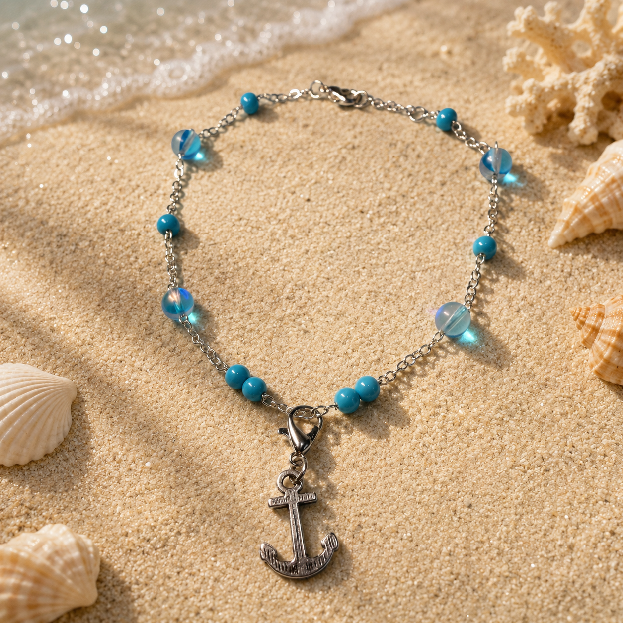 Anchor’s Away Anklet
