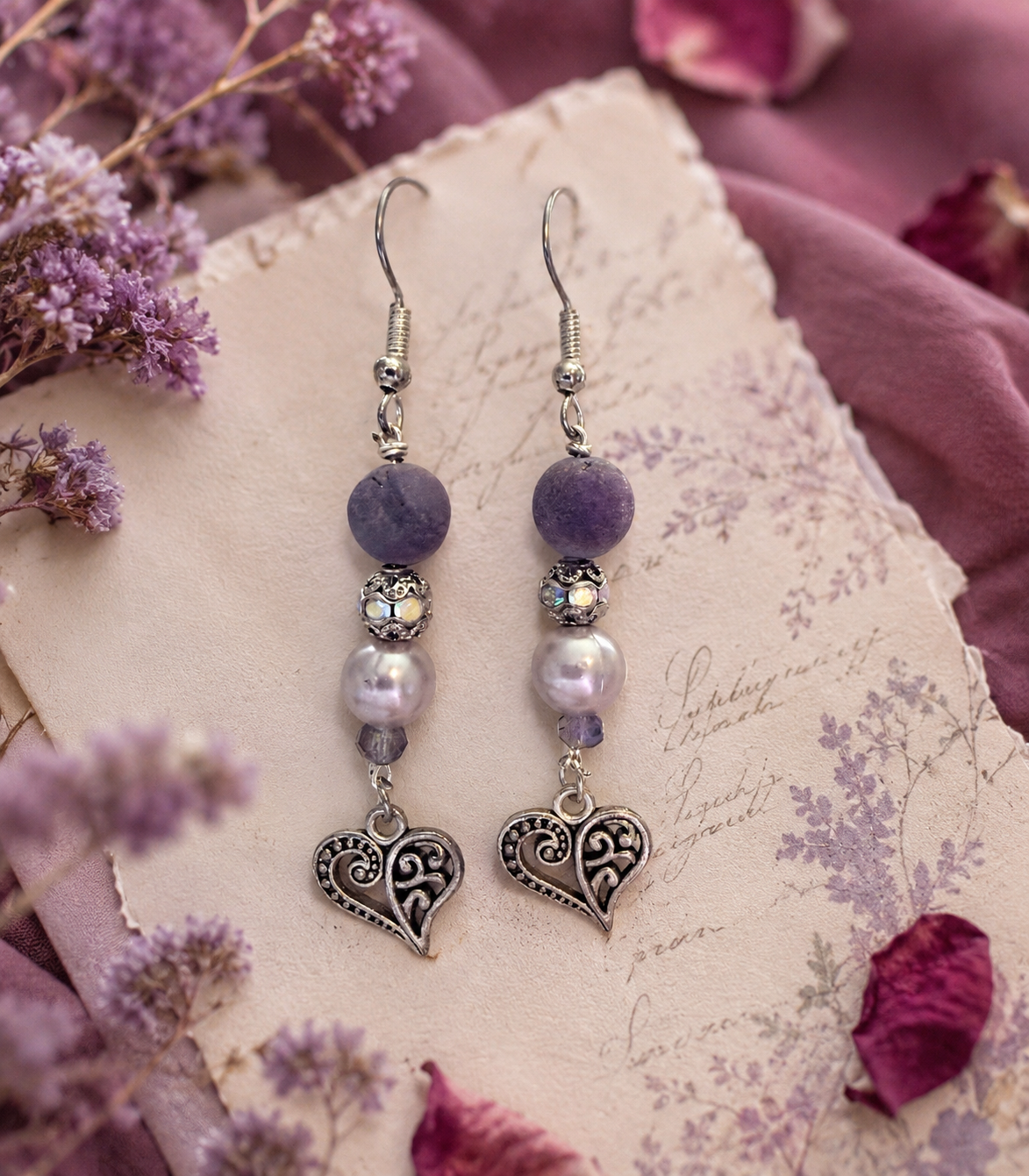 Lilac Love Earrings