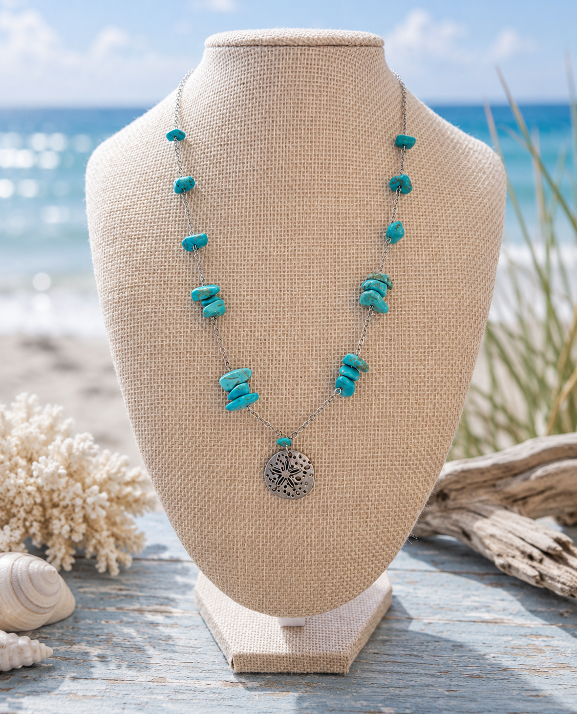 Seaside Sand Dollar Necklace