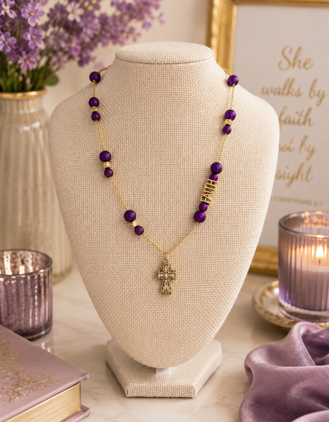 Violet Devotion Necklace