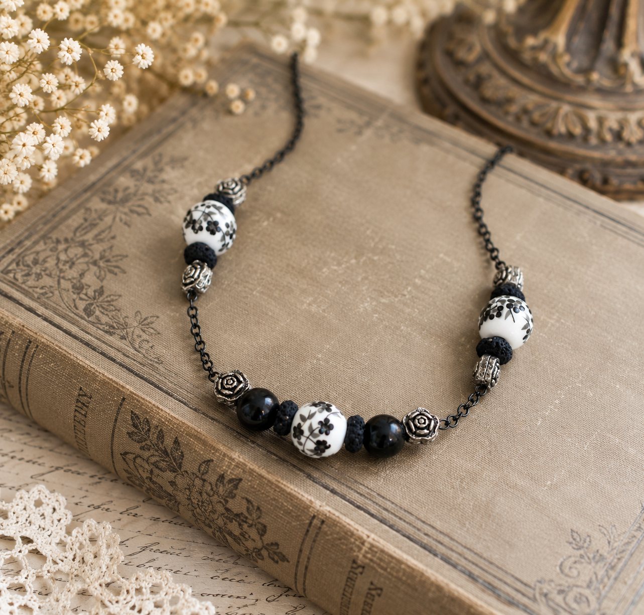Victorian Midnight Necklace