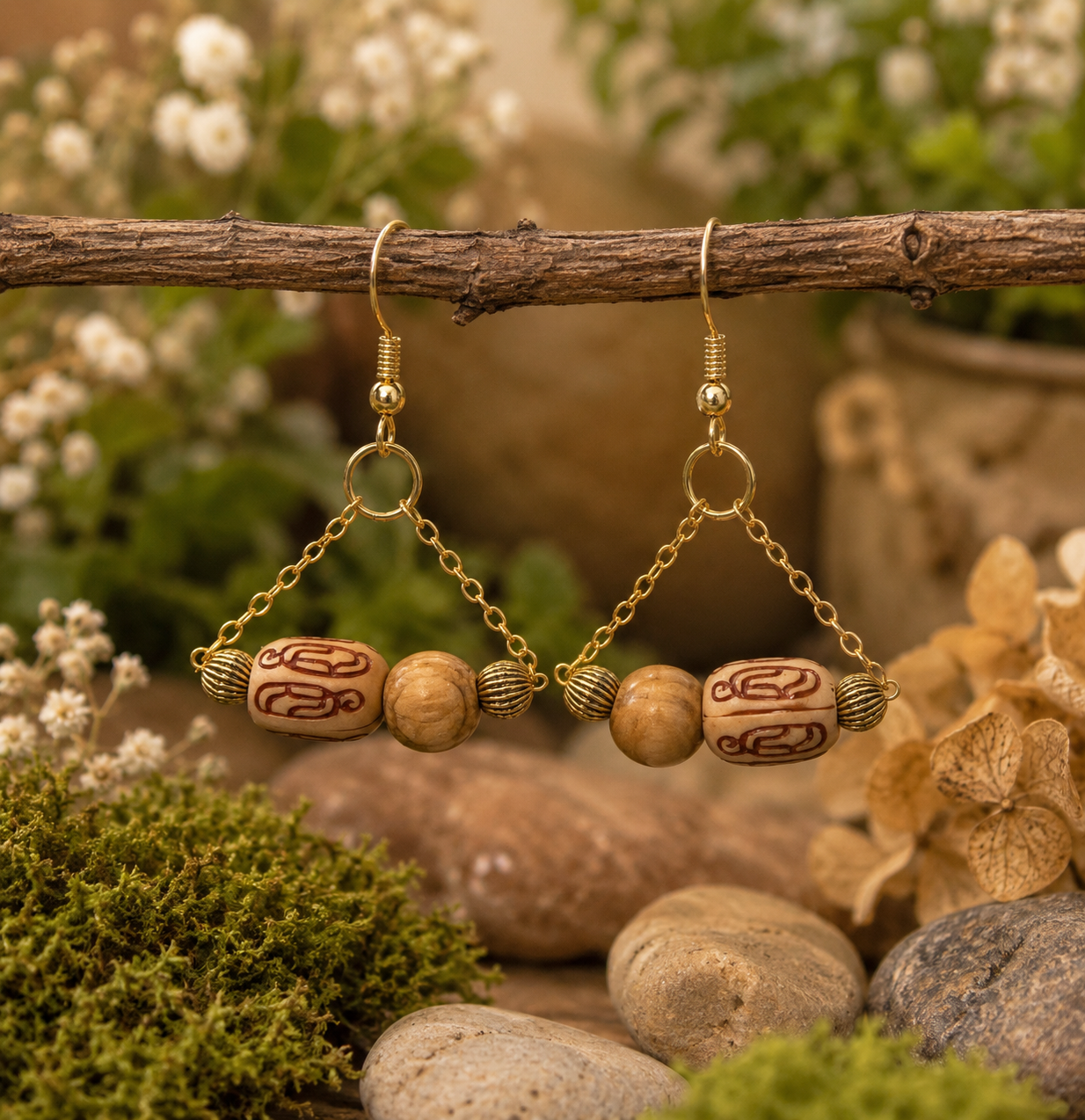 Rustic Harmony Earrings