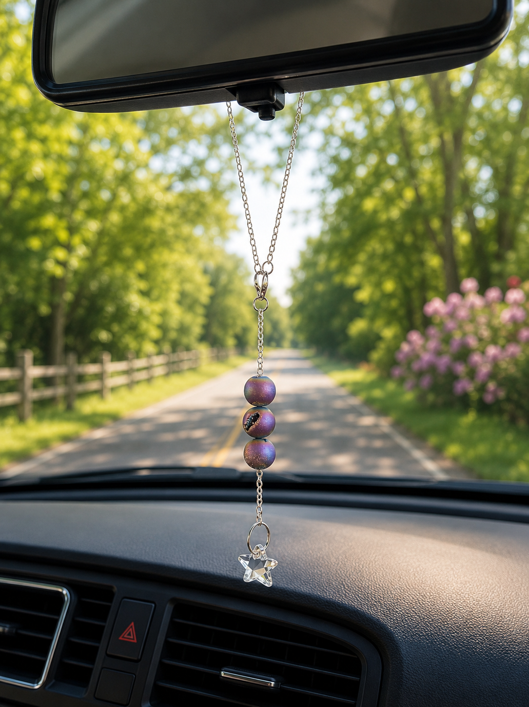 Star Gazing Geode Charm