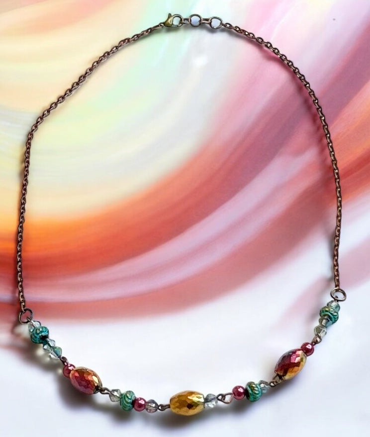 Rosé Radiance Necklace #126 image 0