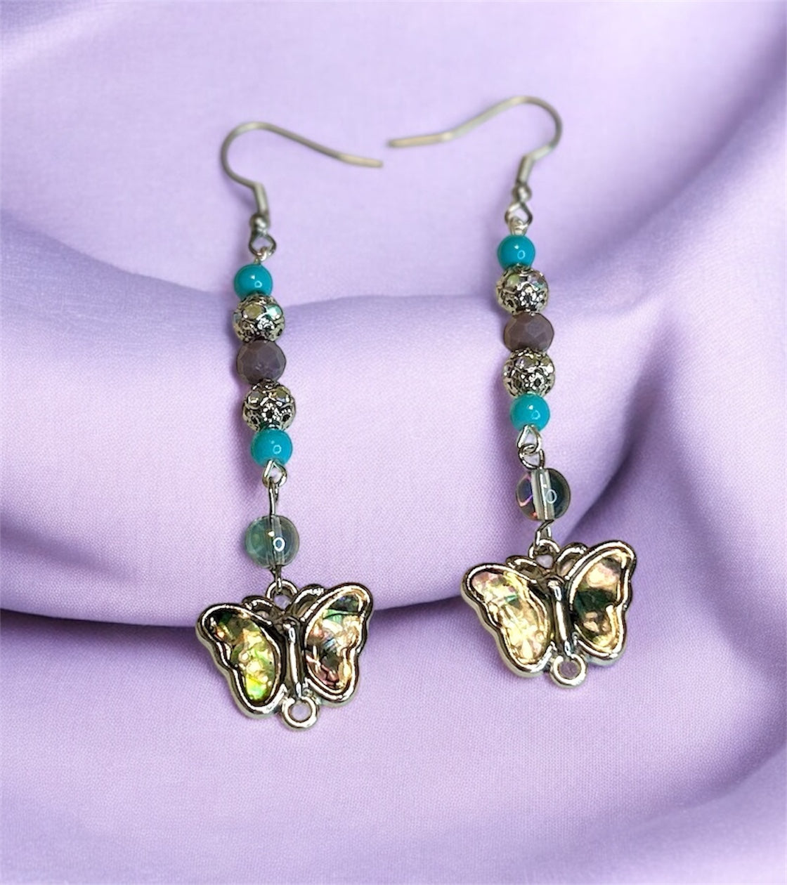 Butterfly Garden Earrings #154 image 0
