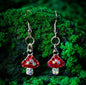 Ruby Woodland Shroom Earrings image 0