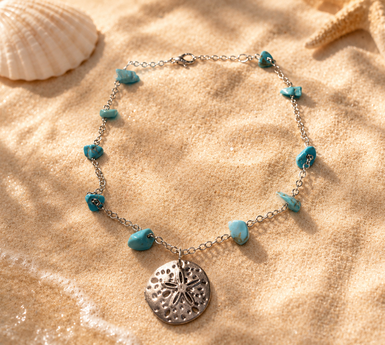 Sand Dollar Dreams Anklet