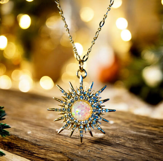 Golden Sunburst Necklace image 0