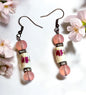 Tea Rose Treasure Earrings   #146 image 0