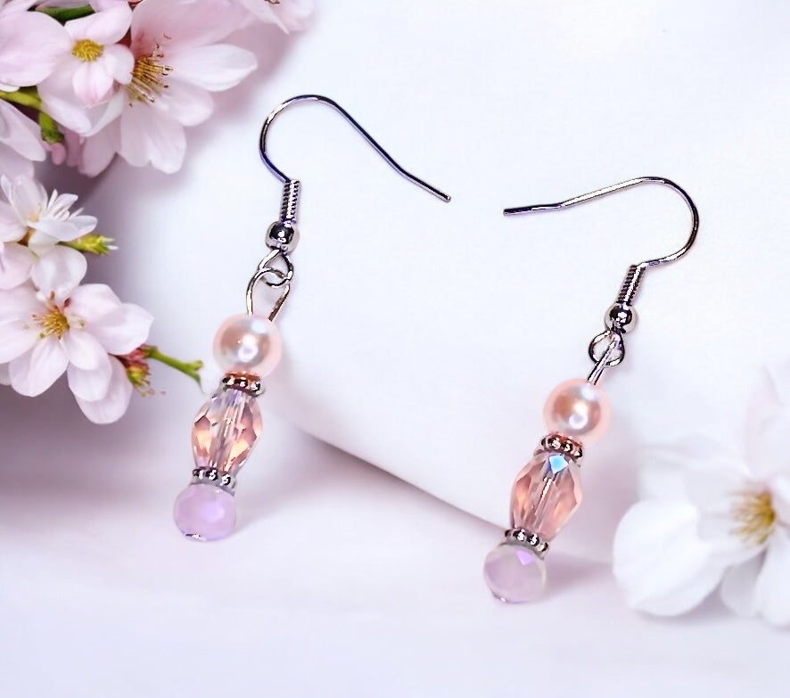 Pink Whisper Earrings   #54 image 0