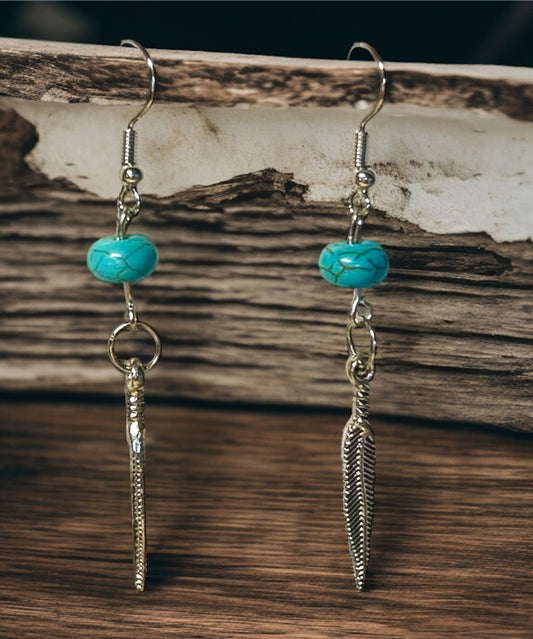 Desert Feather Earrings…#255 image 0