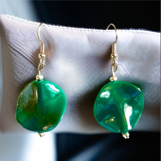 Ocean Emerald Earrings…#277 image 0