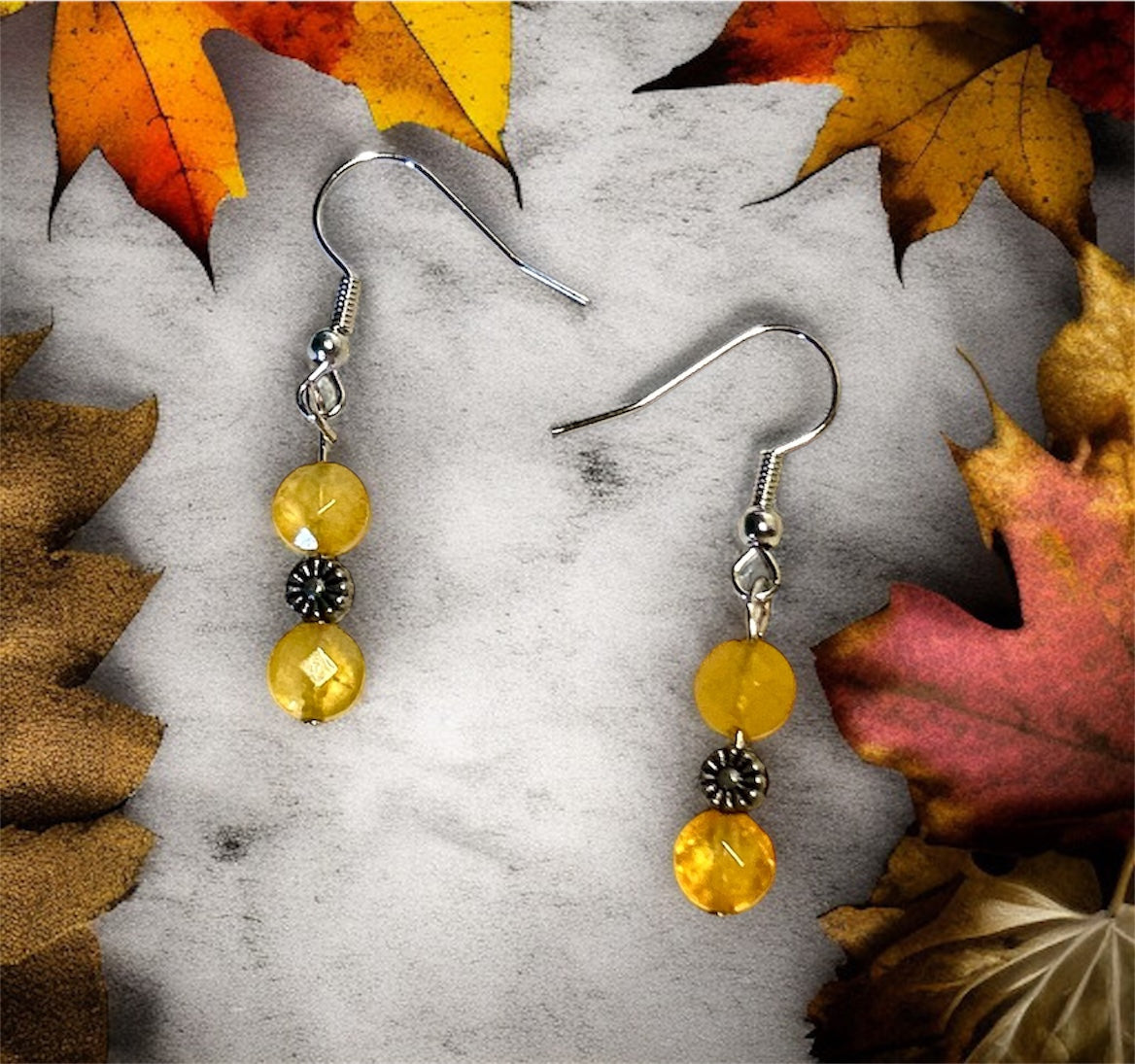 Golden Petals Earrings…#242 image 0