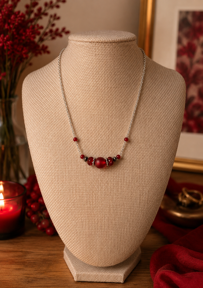 Scarlet Elegance Necklace