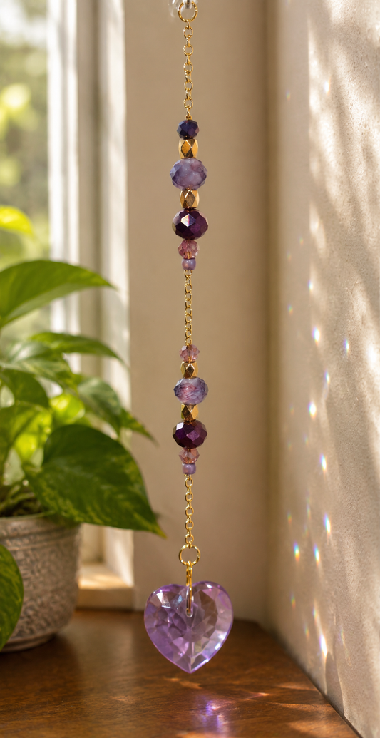 Lavender Glow Suncatcher