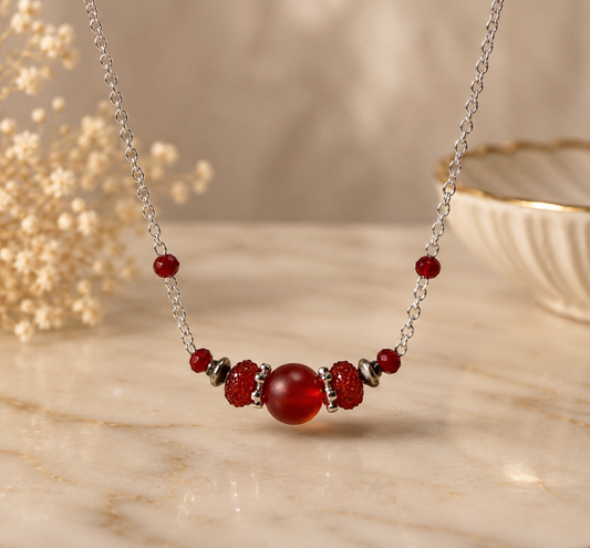 Scarlet Elegance Necklace
