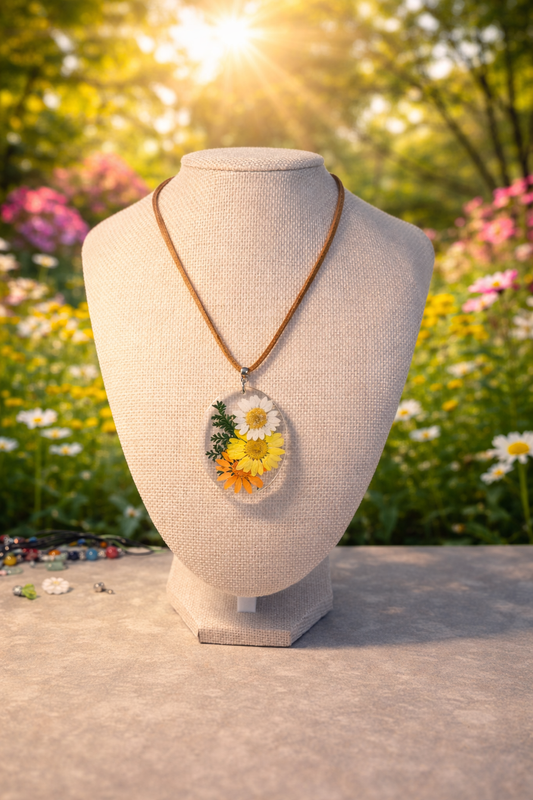 Sunny Daisy Bloom Necklace