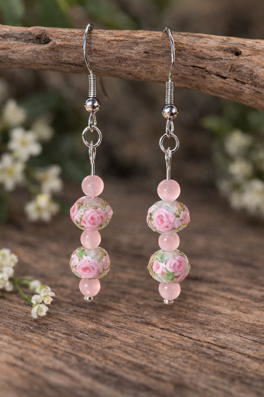 Blushing Elegance Earrings