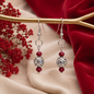 Ruby Radiance Earrings