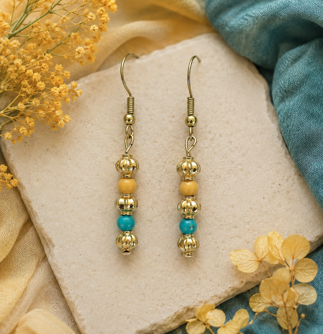 Golden Tide Earrings