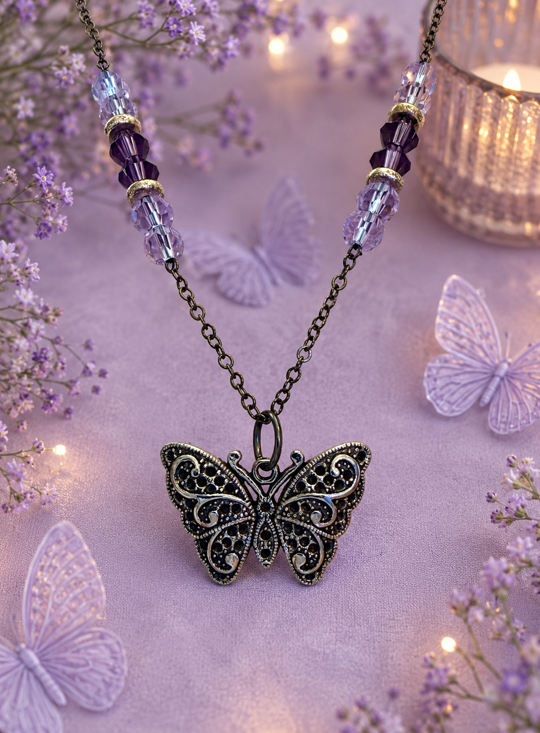 Enchanted Butterfly Necklace