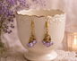 Lilac Sparkle Earrings