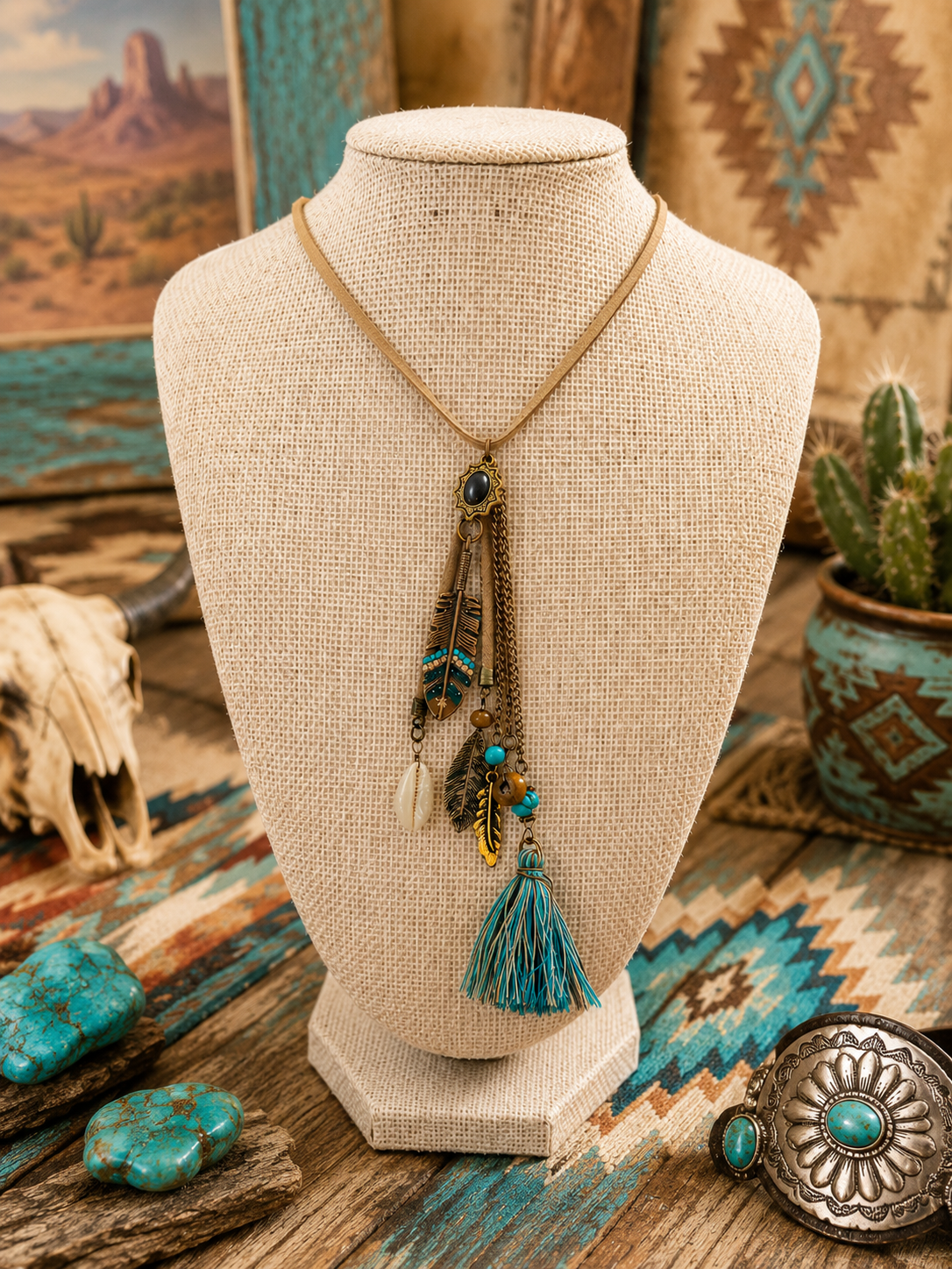 Desert Feather Necklace