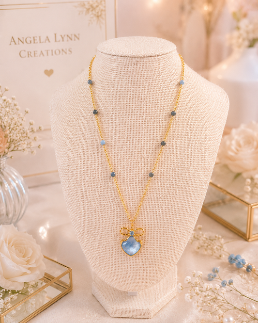 Bluebell Bow Necklace