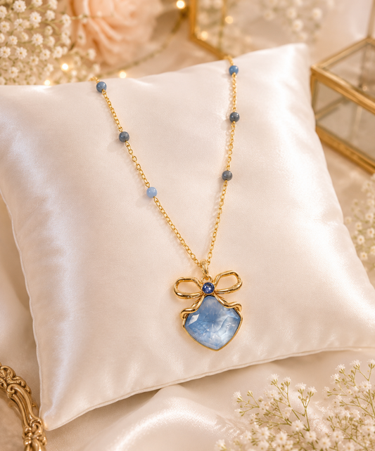 Bluebell Bow Necklace