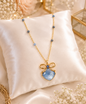 Bluebell Bow Necklace