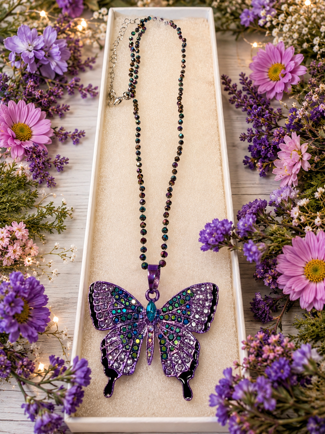 Shimmering Wings Necklace