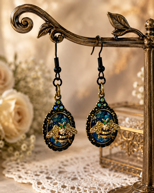 Bee Jeweled Earrings