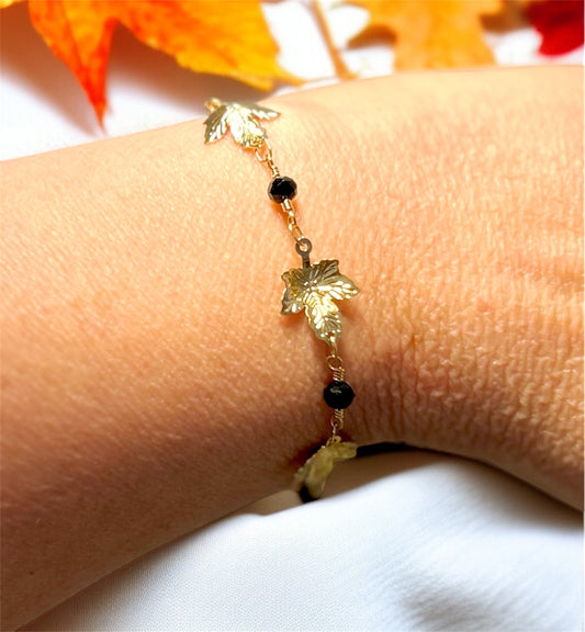 Golden Leaf Bracelet…#246 image 1