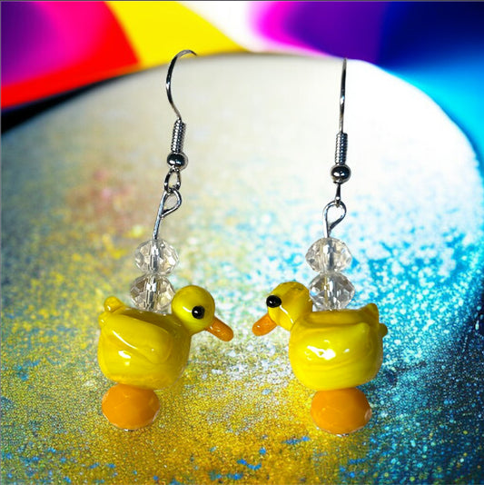 Yellow Duckling Earrings…#323 image 0
