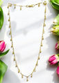 Golden Dewdrop Necklace   #125 image 0