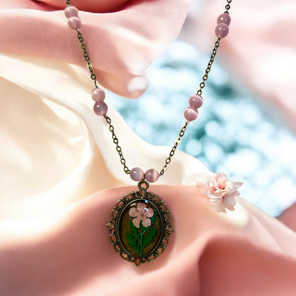 Blush Vintage Bloom Necklace…#318 image 0